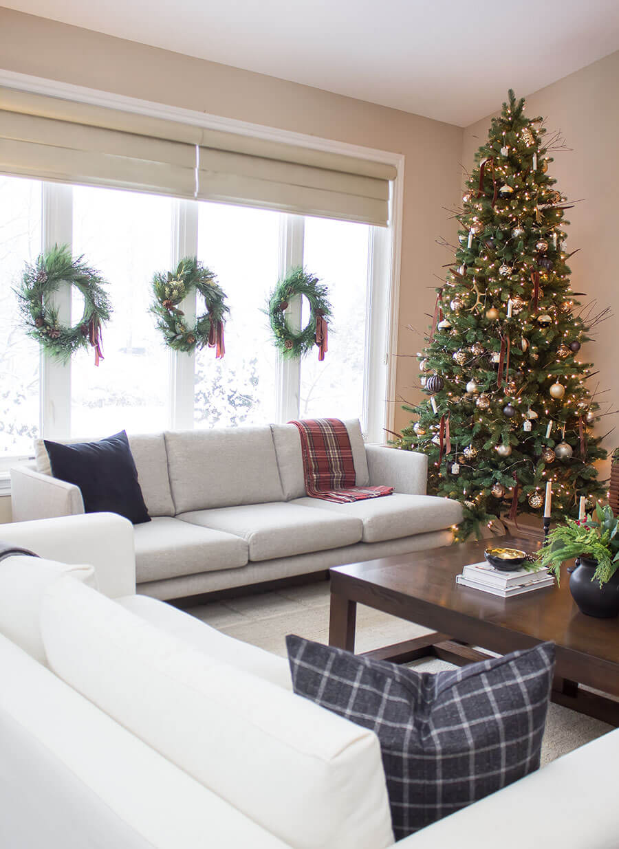 Modern Classic Christmas Home Tour - A Pretty Fix