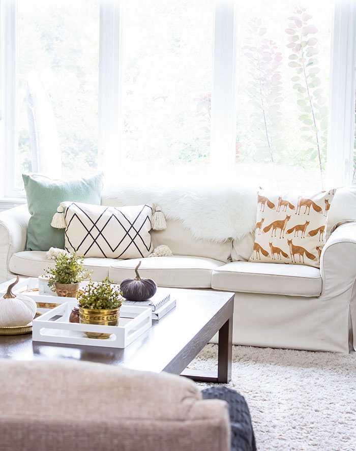 SIMPLY FALL YouTube Edition 2019 Fall Home Tour A Pretty Fix   7b Pillows Cropped 