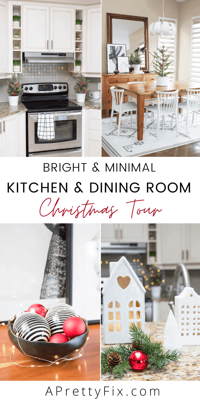 Our Kitchen & Dining Room Christmas Tour - A Pretty Fix