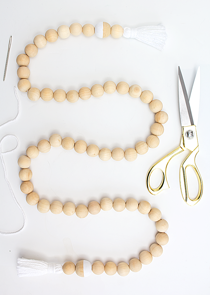 DIY Wood Bead Tassel Garland | Bonus Video Instructions