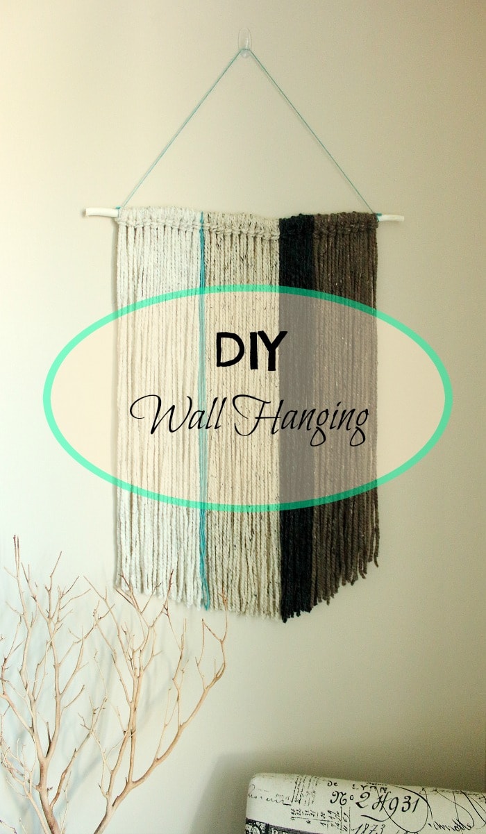 DIY Yarn Wall Hanging - A Pretty Fix