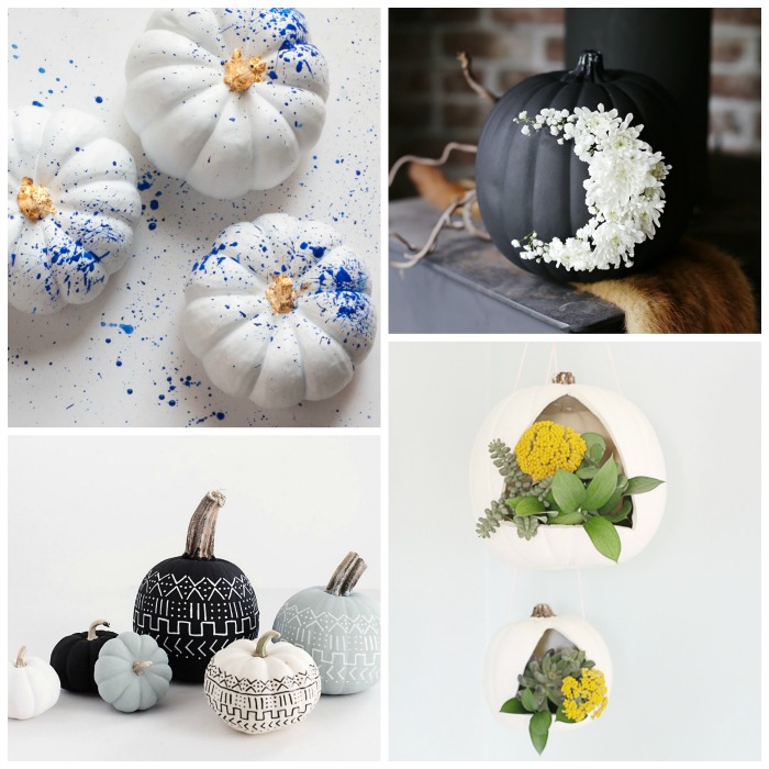 12 Modern Ways To Decorate A Pumpkin Without Carving | Diy Thanksgiving